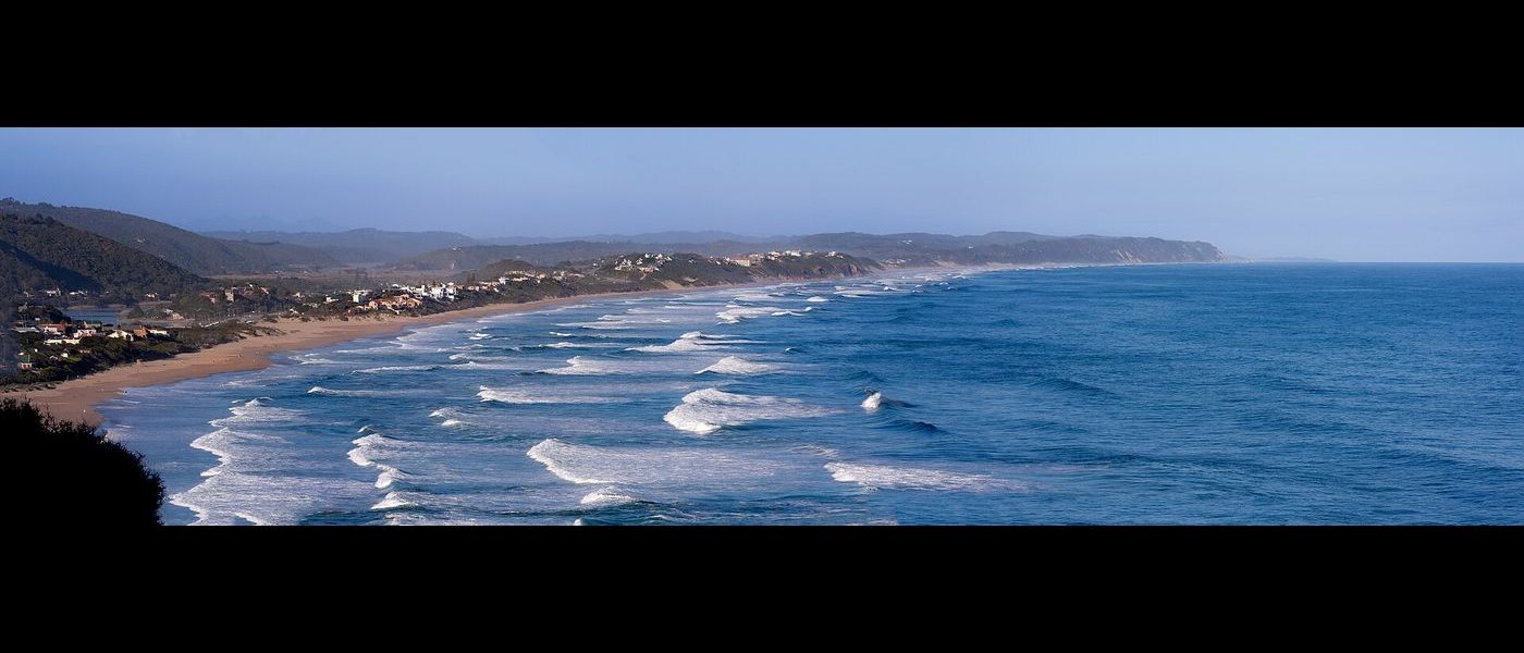 The Garden Route around George, indigenous forest meeting the coast